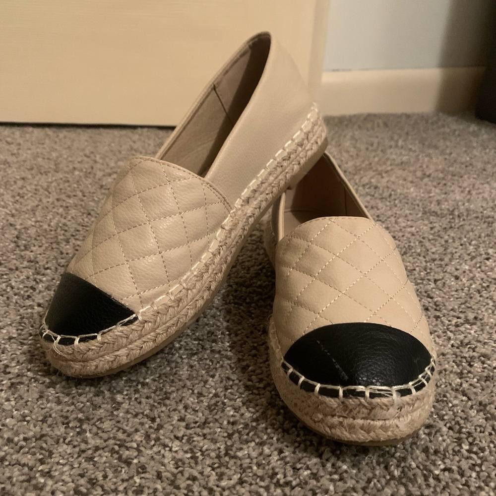 Ccocci Faux Leather Espadrilles